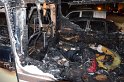 Auto 1 Wohnmobil ausgebrannt Koeln Gremberg Kannebaeckerstr P5436